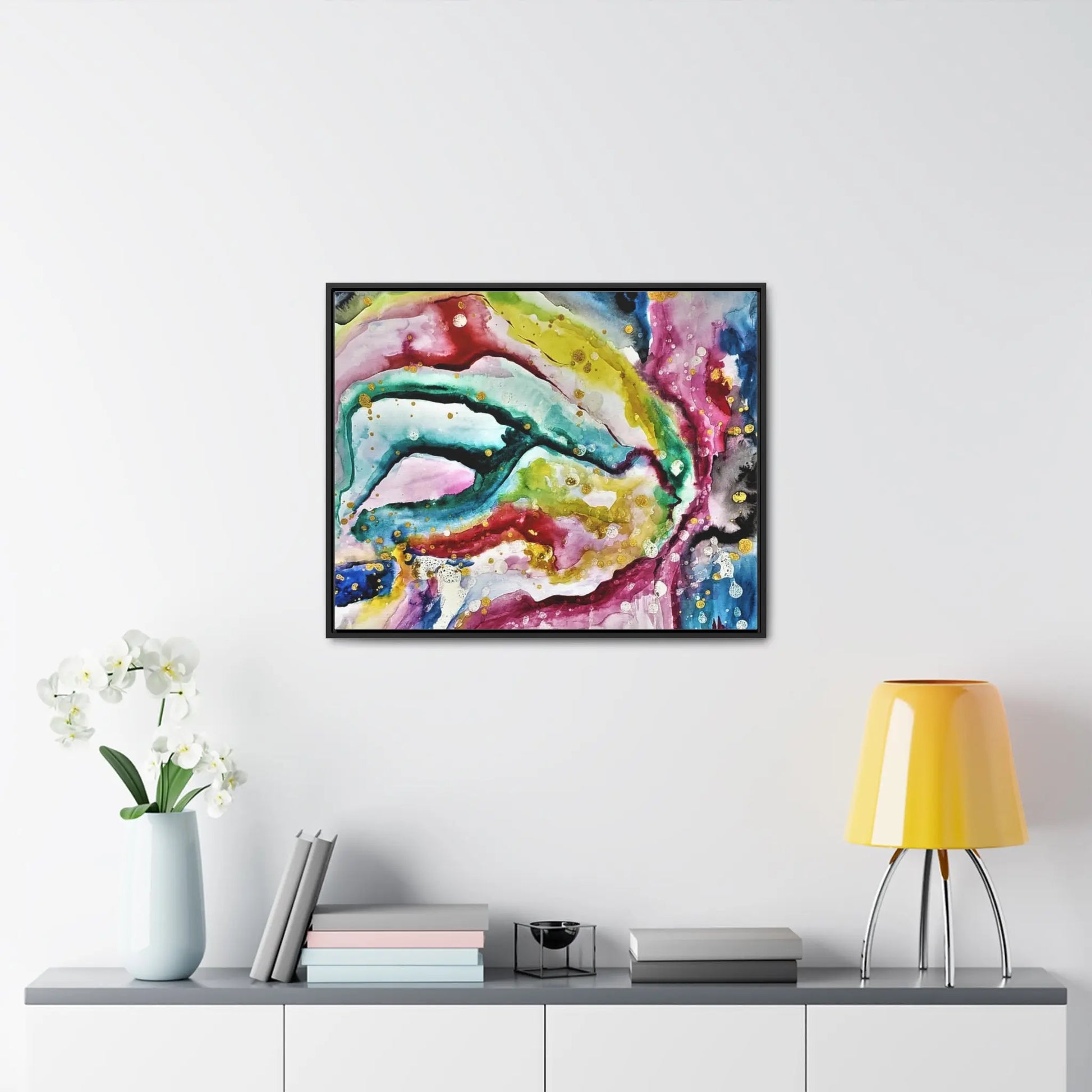 Cosmic Face Gallery Canvas Wraps, Horizontal Frame