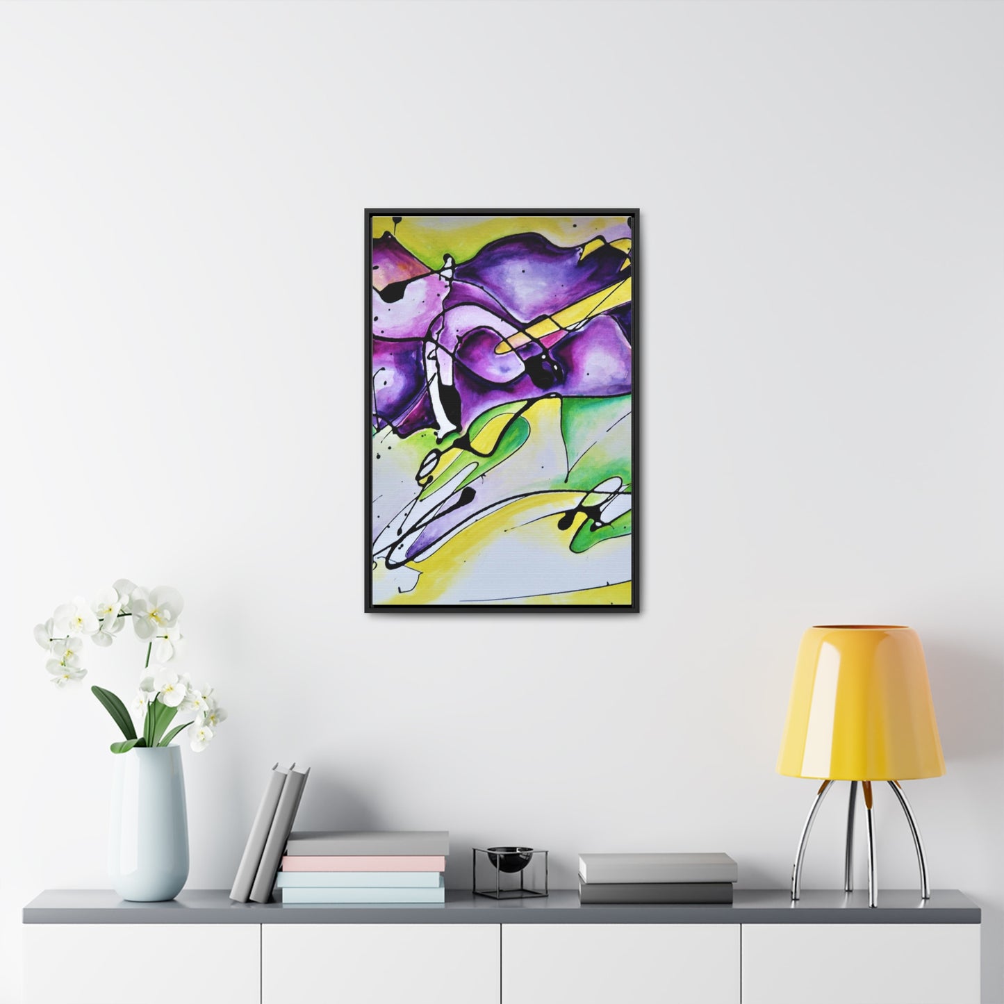 Purple Mountains Gallery Canvas Wraps, Vertical Frame