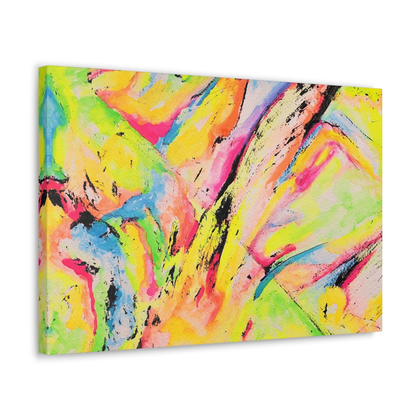 Neon Fire Canvas Gallery Wraps