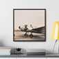 Refueling Mid-Contintent Chief Line 1939 Gallery Canvas Wraps Square Frame 20″ x 20″ Premium Gallery Wraps (1.25″) Walnut
