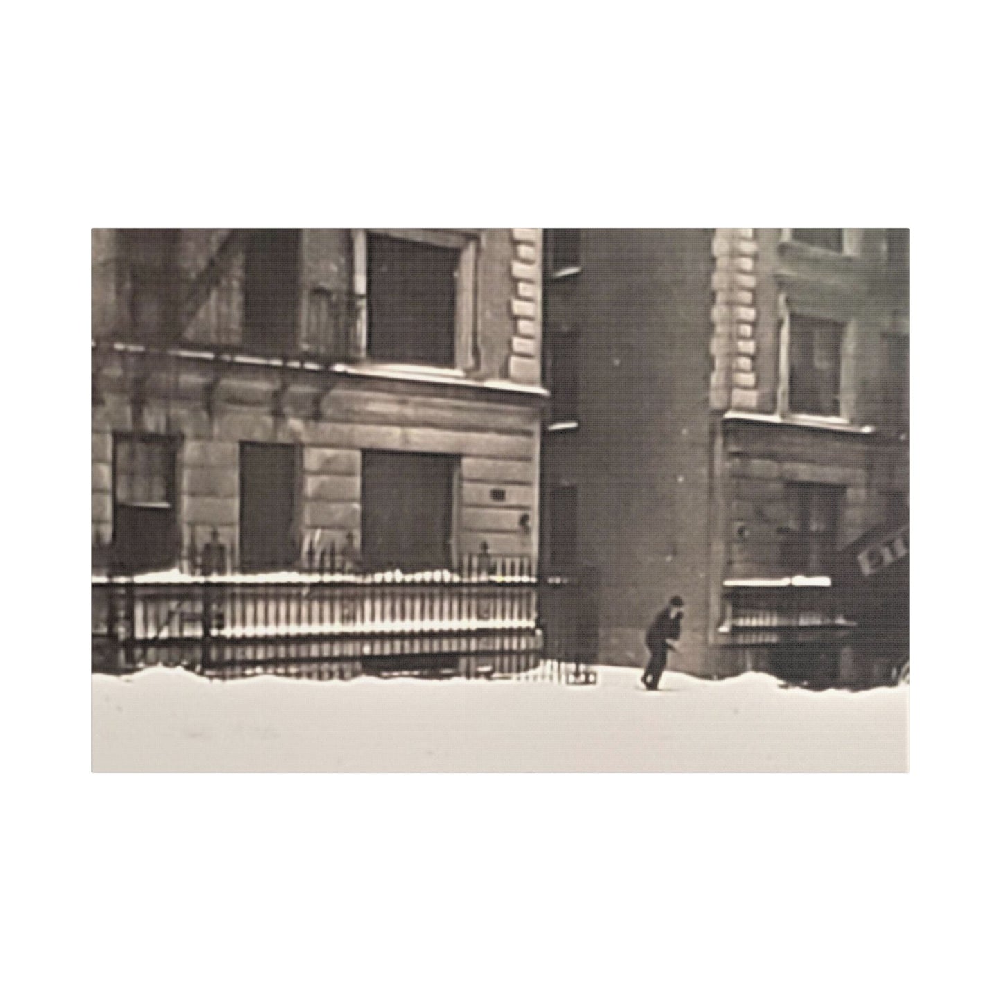 430 W 119th St New York Satin Canvas Stretched