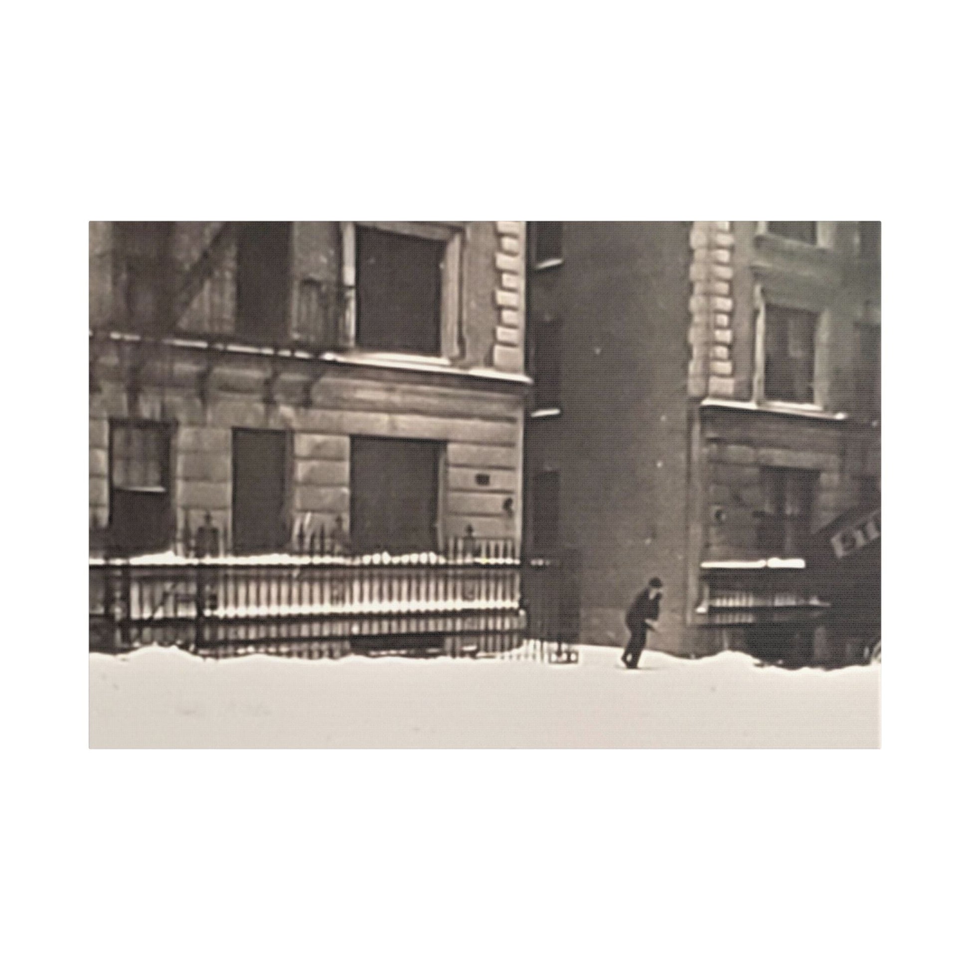 430 W 119th St New York Satin Canvas Stretched