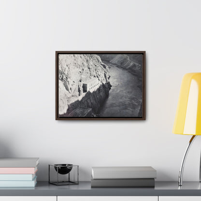 Boulder Dam Gallery Canvas Wraps Horizontal Frame 16″ x 12″ Walnut 1.25"
