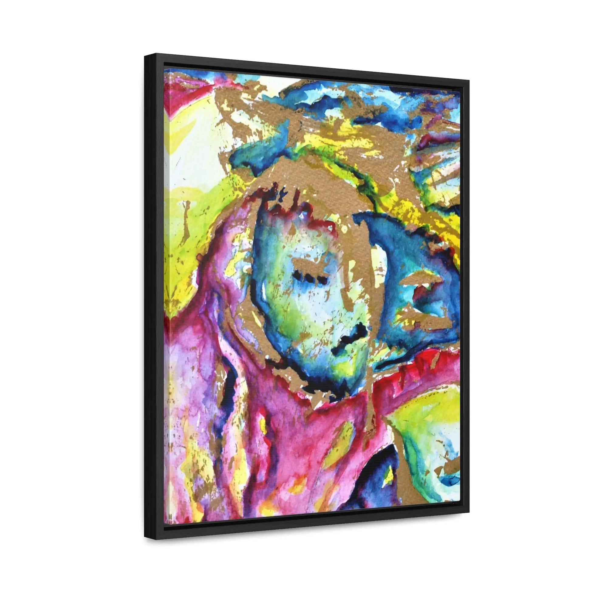 Mothers Face Gallery Canvas Wraps, Vertical Frame