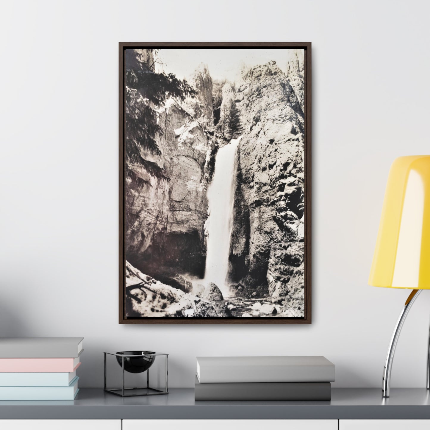 Tower Falls Yellowstone Gallery Canvas Wraps, Vertical Frame