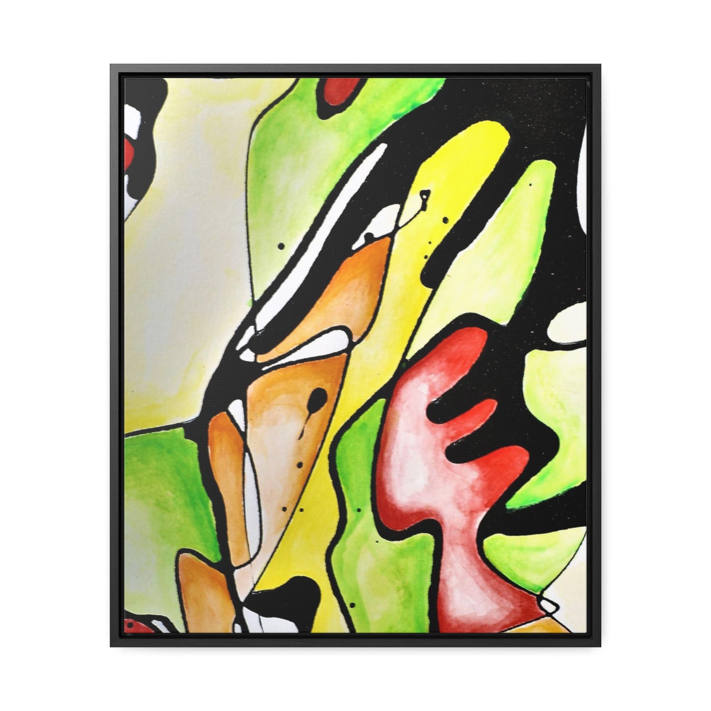 Red Mushroom Gallery Canvas Wraps, Vertical Frame