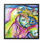 Mothers Face Gallery Canvas Wraps, Square Frame 16″ x 16″ Premium Gallery Wraps (1.25″)