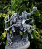 Headless Horseman Riding Statue, Hand Painted Resin Sculpture | Gothic Legend of Sleepy Hollow Figurine | Dark Folklore Art for Spooky Decor - -