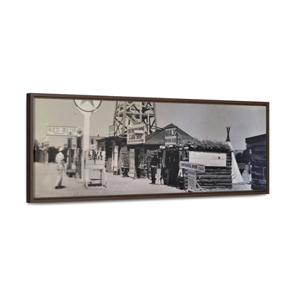 Texaco Station Continental Divide Gallery Canvas Wraps, Horizontal Frame