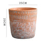 Vintage Red Clay Pot with African Element Design Kia Day Design