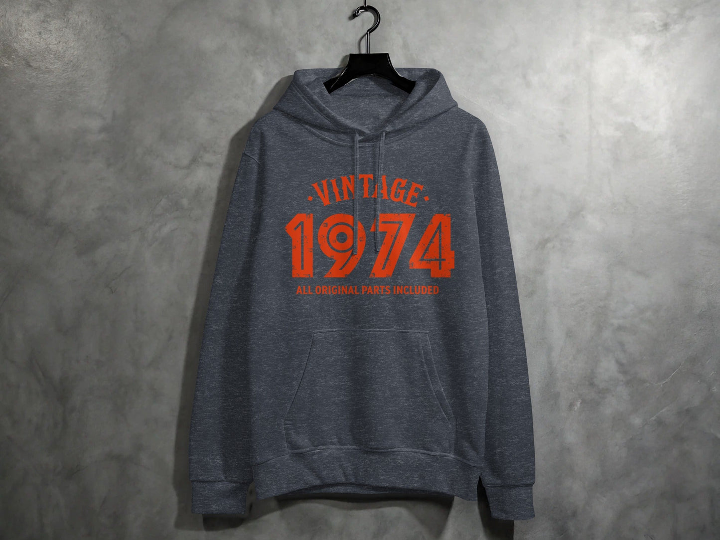 Vintage 1974 All Original Parts Included Design Hoodie- Cloud 16 Clothing Co.- {{Product type}}