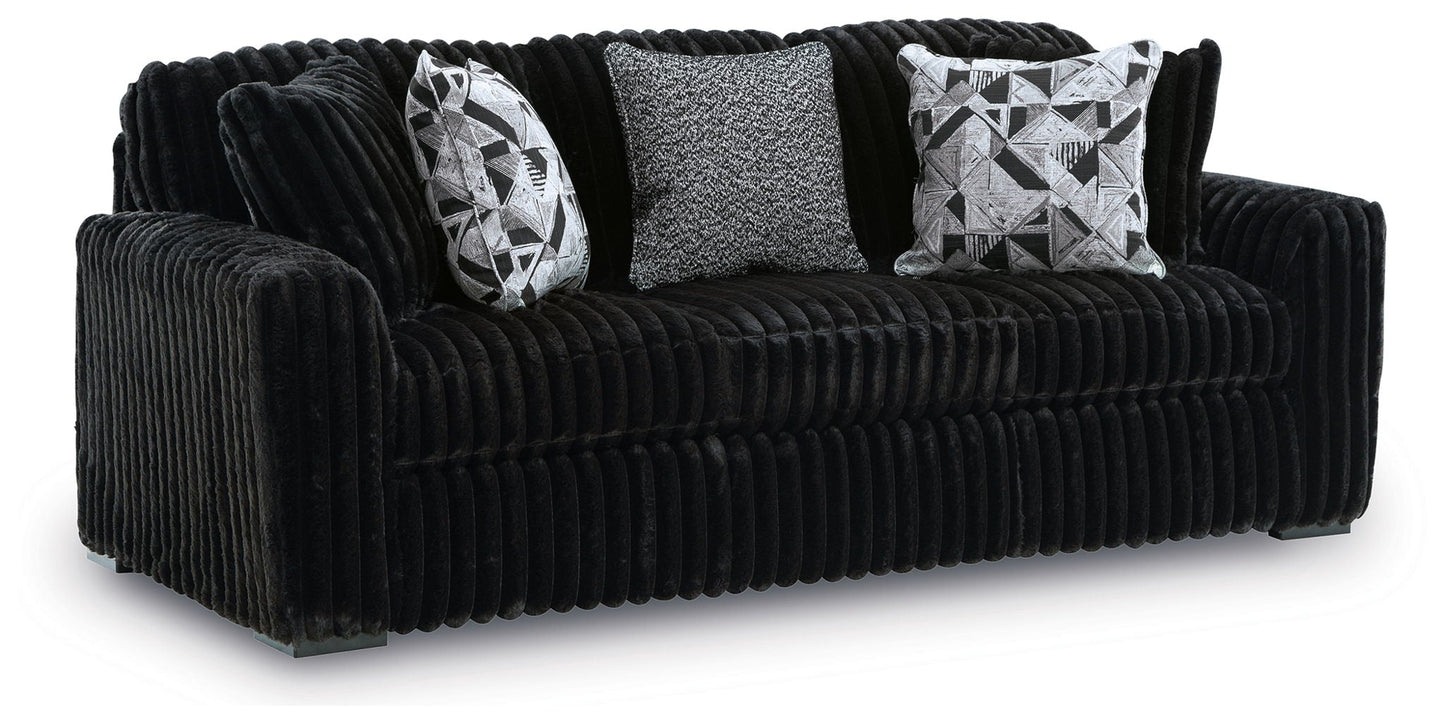Midnight-Madness - Sofa - Black - Stationary Sofas
