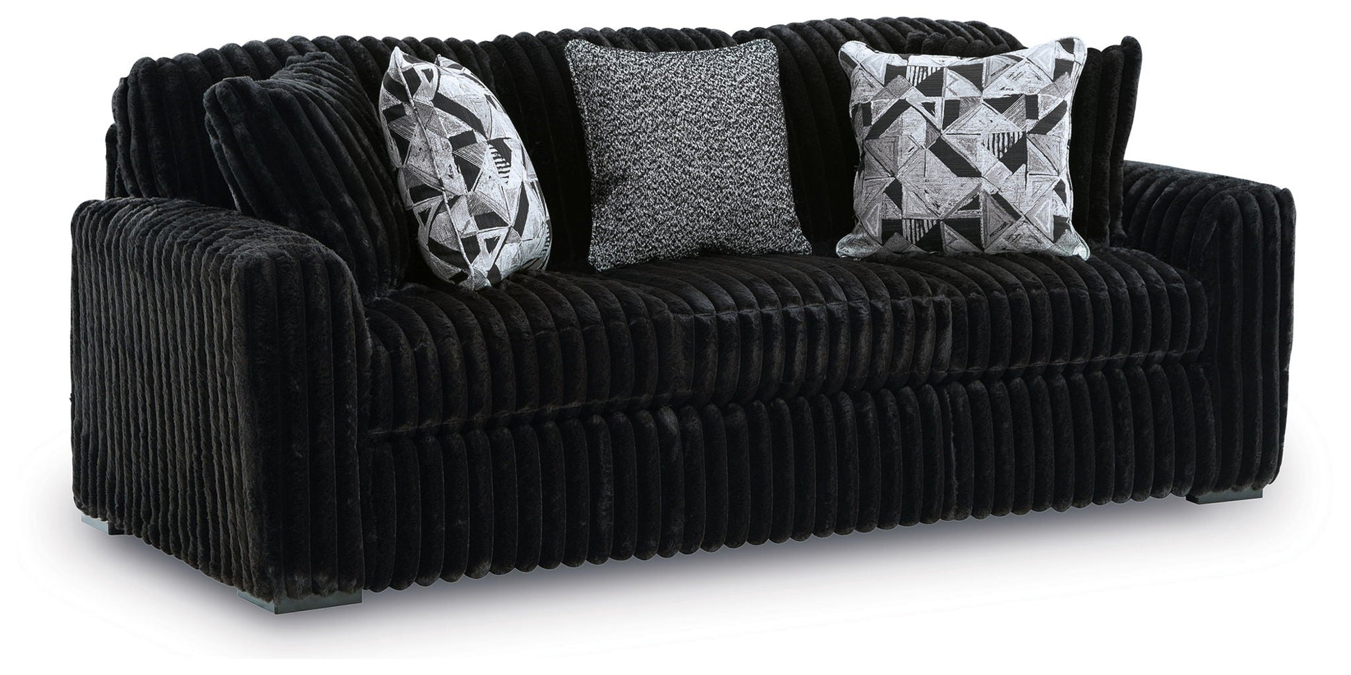 Midnight-Madness - Sofa - Black - Stationary Sofas