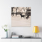 Carriage Ride Canvas Gallery Wraps 36″ x 36″ 1.25"