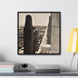 Michigan Ave Chicago Gallery Canvas Wraps Square Frame 20″ x 20″ Premium Gallery Wraps (1.25″) Black