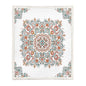 Chinese Floral Flannel Blanket – Soft Printed Throw in Multiple Sizes - 3 Style - Blankets