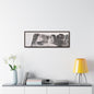 Black Hills Mount Rushmore Gallery Canvas Wraps Horizontal Frame 36″ x 12″ Walnut 1.25"
