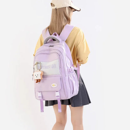 Large Capacity Backpack Nylon Fabric Backpack