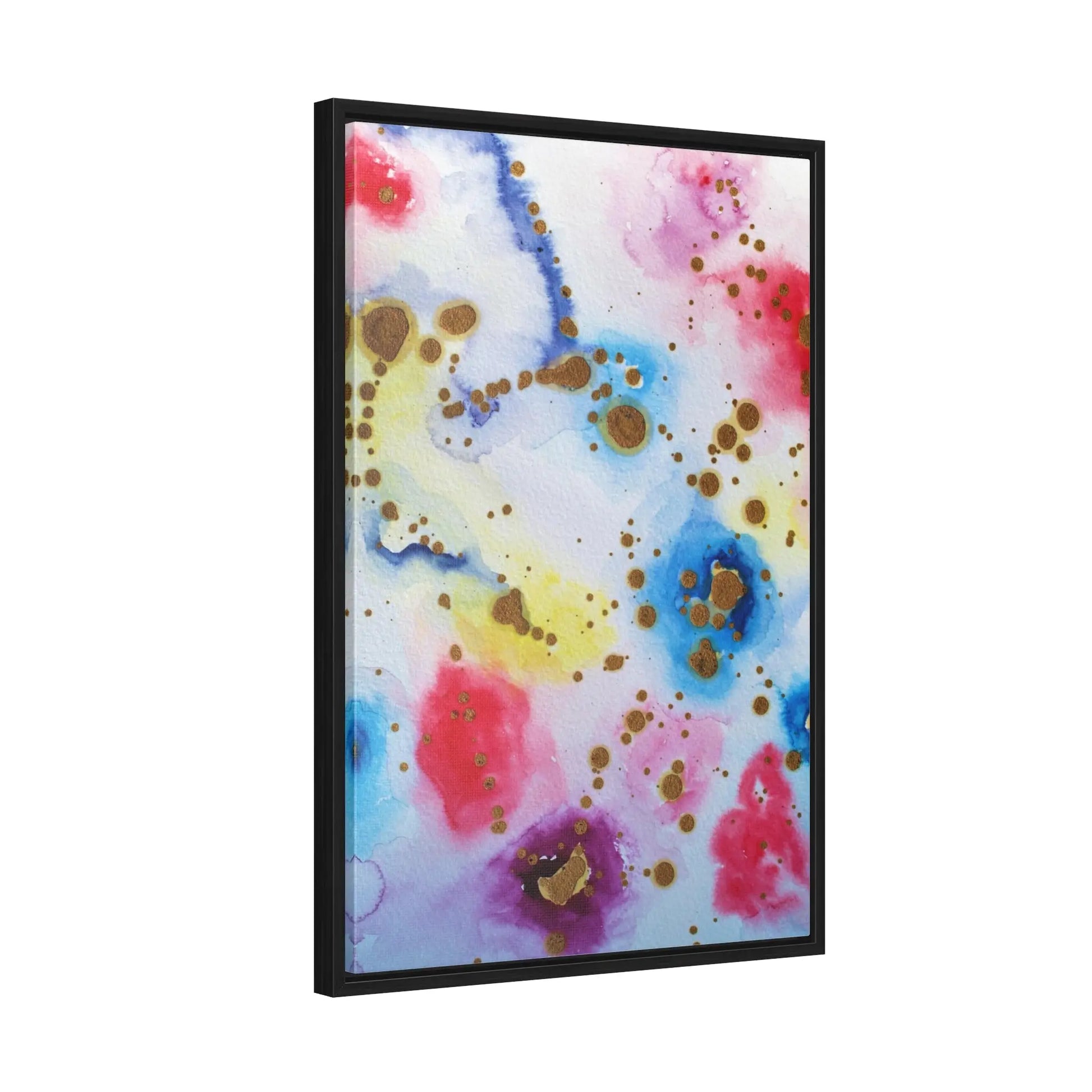 Purple Swirl Gallery Canvas Wraps, Vertical Frame