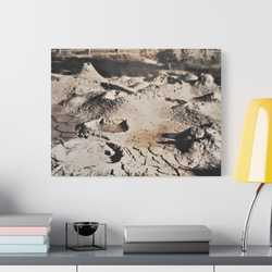 Yellowstone West Thumb Paint Pots Satin Canvas Stretched - 24″ x 18″ (Horizontal) 1.5" - Canvas