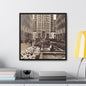 Rockefeller Plaza Gallery Canvas Wraps Square Frame 20″ x 20″ Premium Gallery Wraps (1.25″) Black