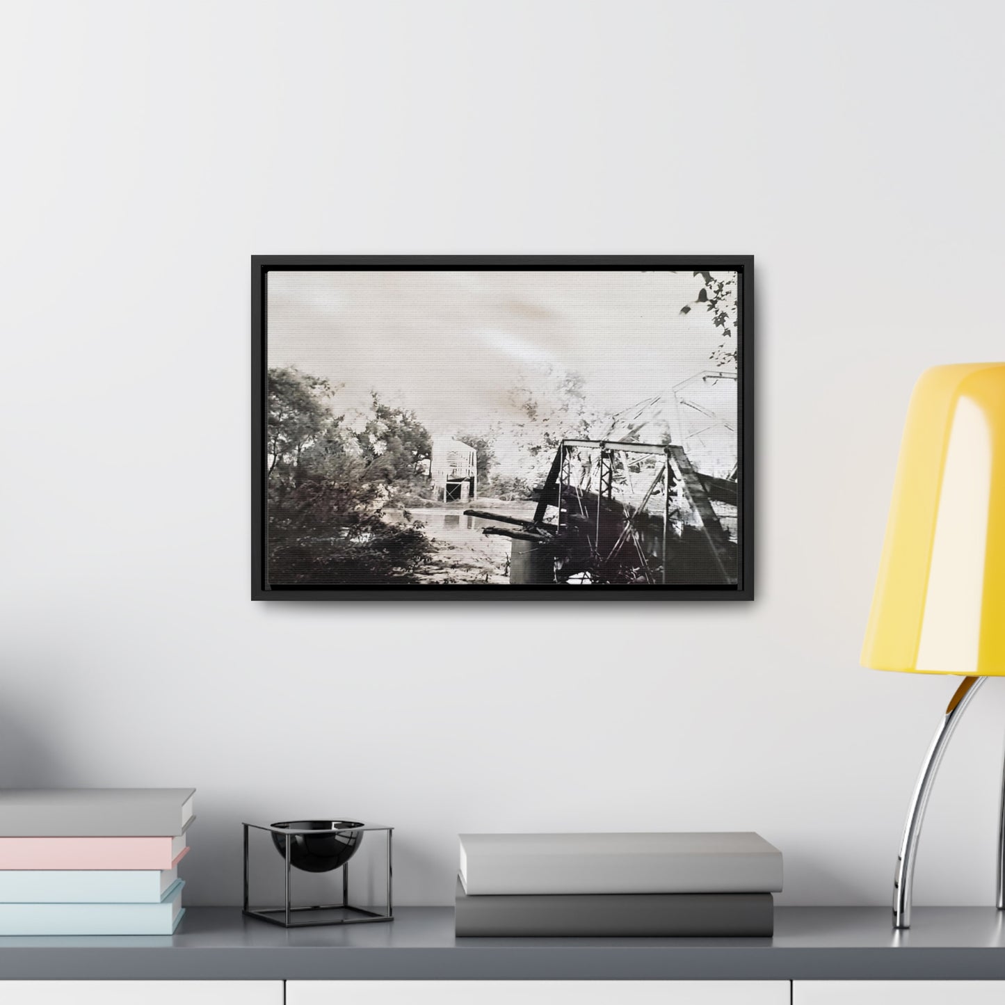 Bridge Gallery Canvas Wraps, Horizontal Frame