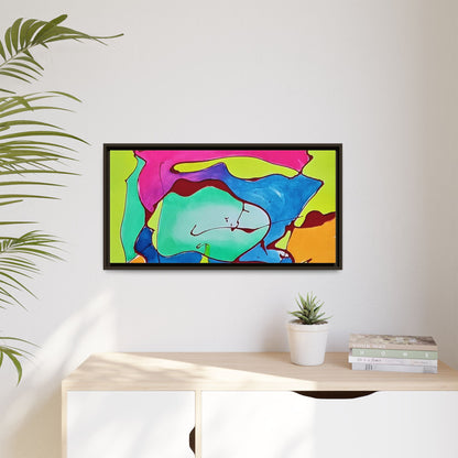 Kool Kid Matte Canvas Framed - Kia Day Design