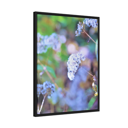 Macro Blue Gallery Canvas Wraps, Vertical Frame