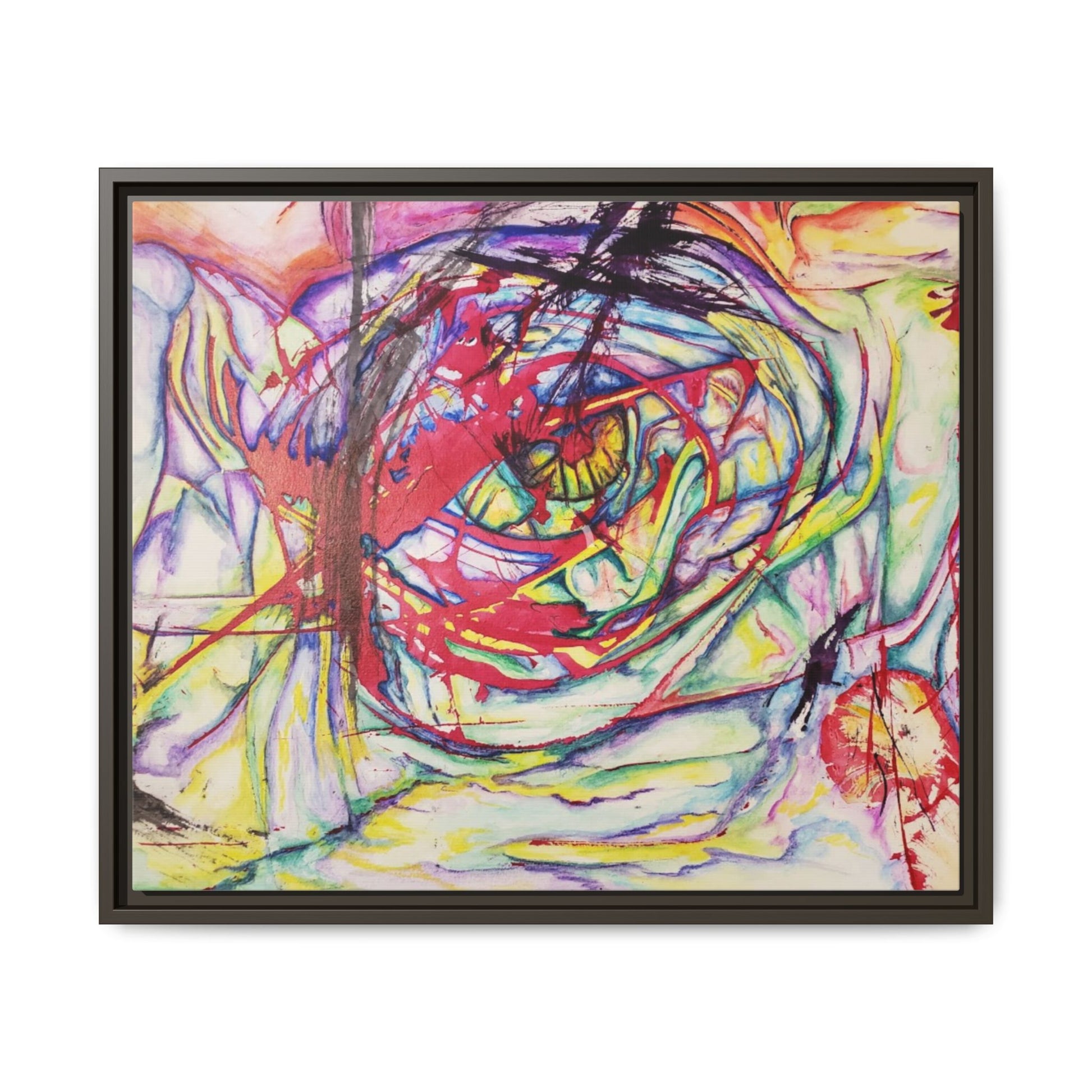 The Eye Framed Art Print - Kia Day Design