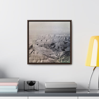 Grand Canyon Gallery Canvas Wraps Square Frame 16″ x 16″ 1.25" Walnut