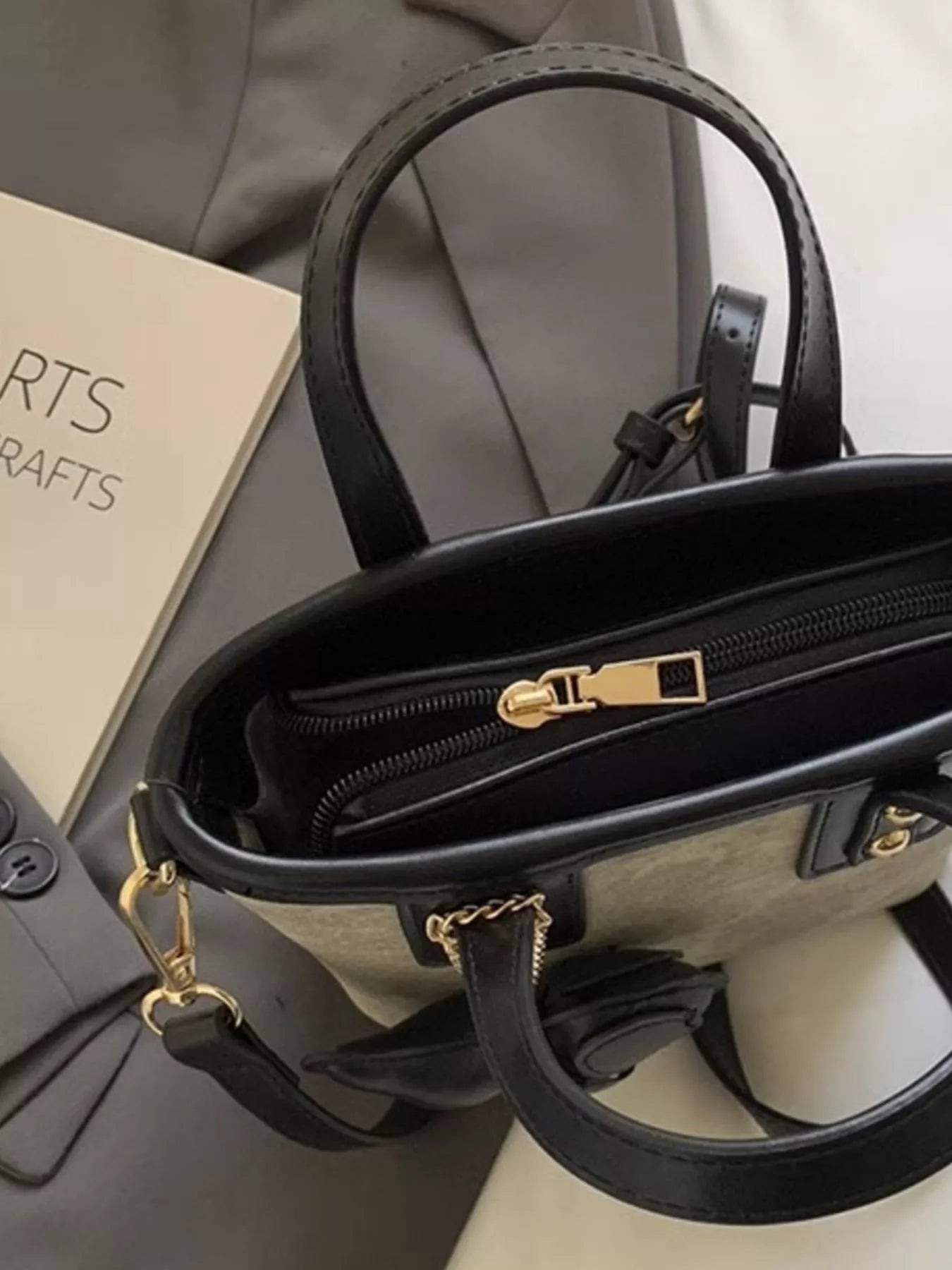 Top Handle Crossbody Bag - -
