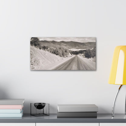 Western Road Canvas Gallery Wraps 20″ x 10″ 1.25"