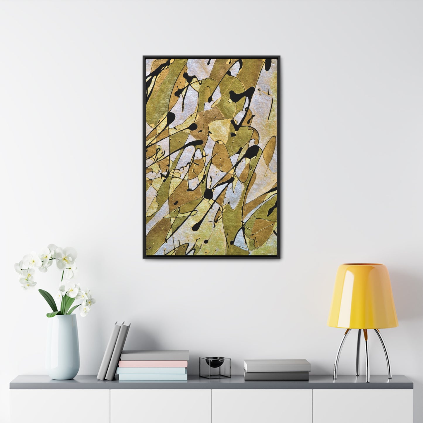 Gold Rush Gallery Canvas Wraps, Vertical Frame