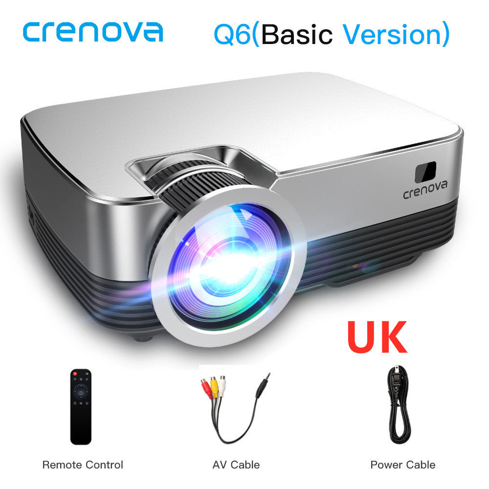 Home theater movie support 4K video Android projector - Q6 Basic Edition - 0