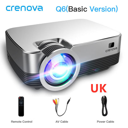Home theater movie support 4K video Android projector - Q6 Basic Edition - 0