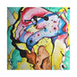 3rd Eye Sundae Satin Canvas Stretched - Kia Day Design