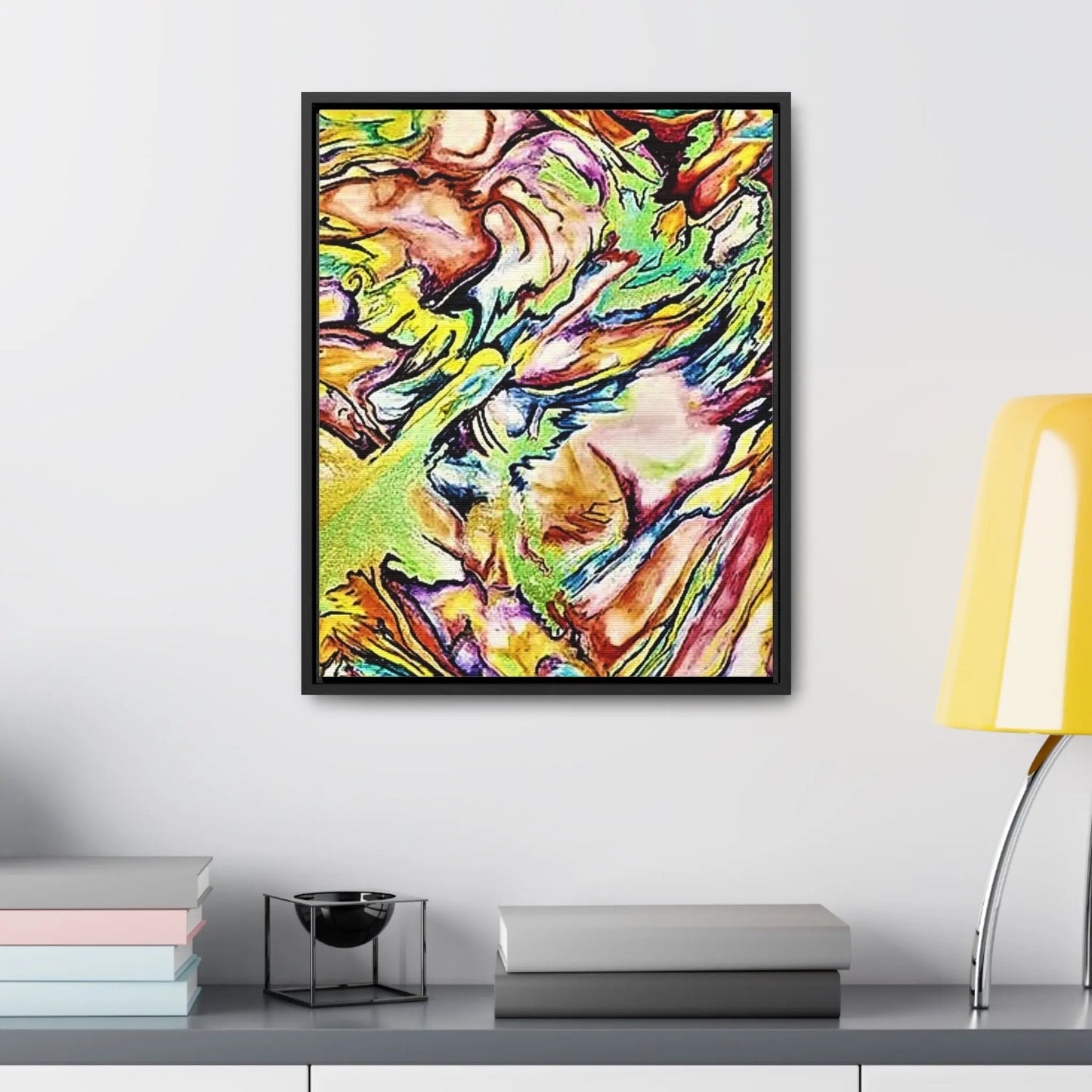 Phoenix Rising Gallery Canvas Wraps, Vertical Frame