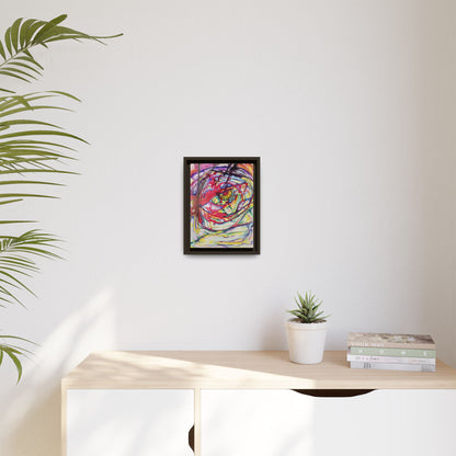 The Eye Framed Art Print - Kia Day Design