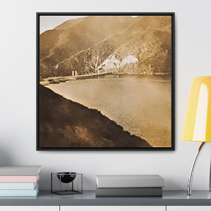 Morris Dam Lake Gallery Canvas Wraps Square Frame 24″ x 24″ 1.25"