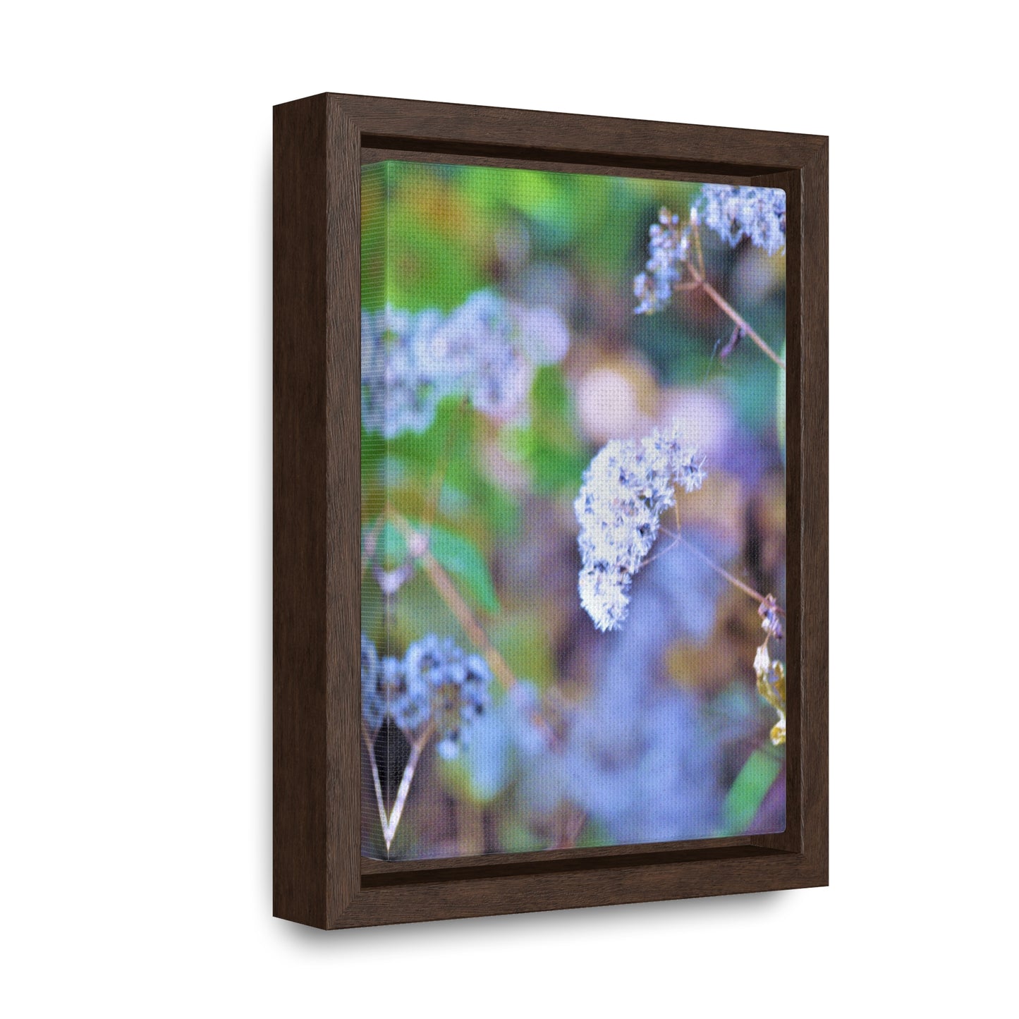 Macro Blue Gallery Canvas Wraps, Vertical Frame