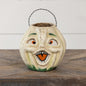 Vintage-Inspired White Resin Mache Jack-O-Lantern Choir Boy Candy Bucket - Large - Fall & Halloween
