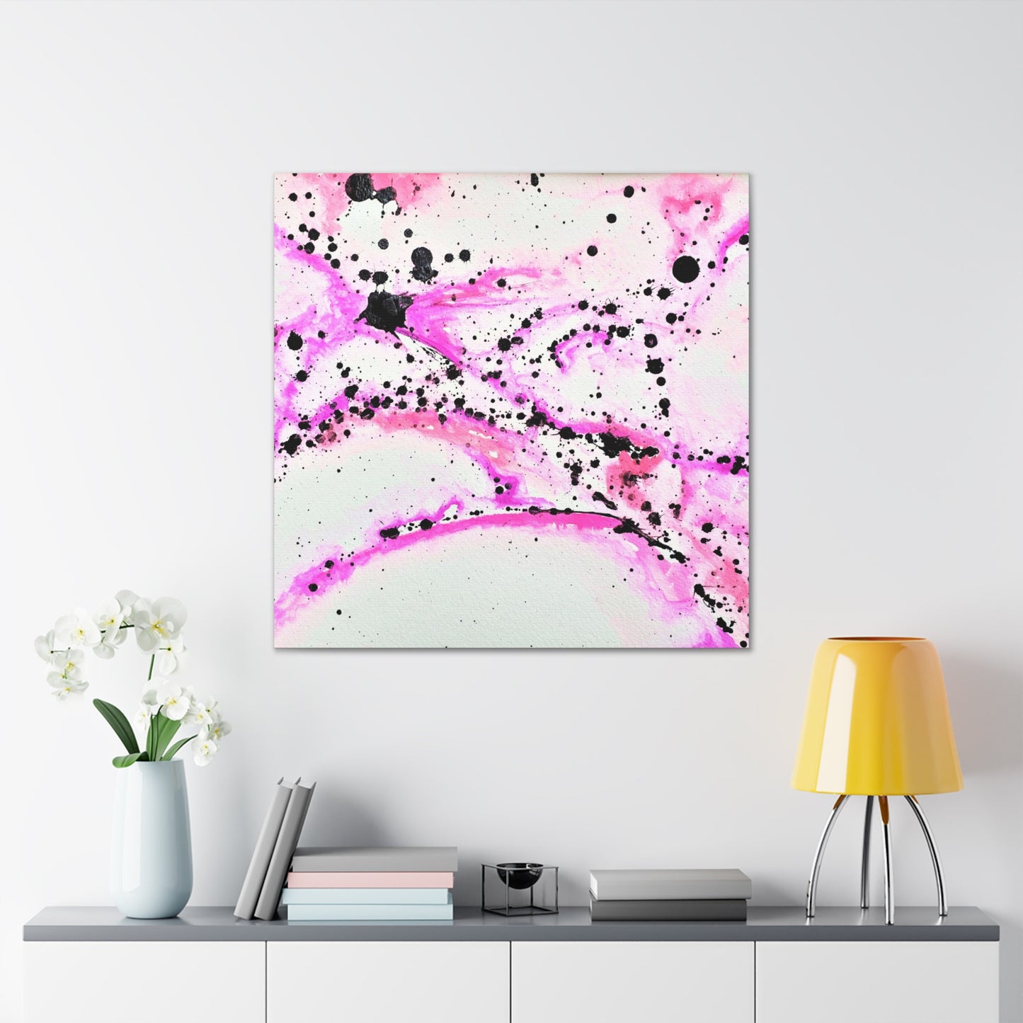 Neon Lightning Canvas Gallery Wraps