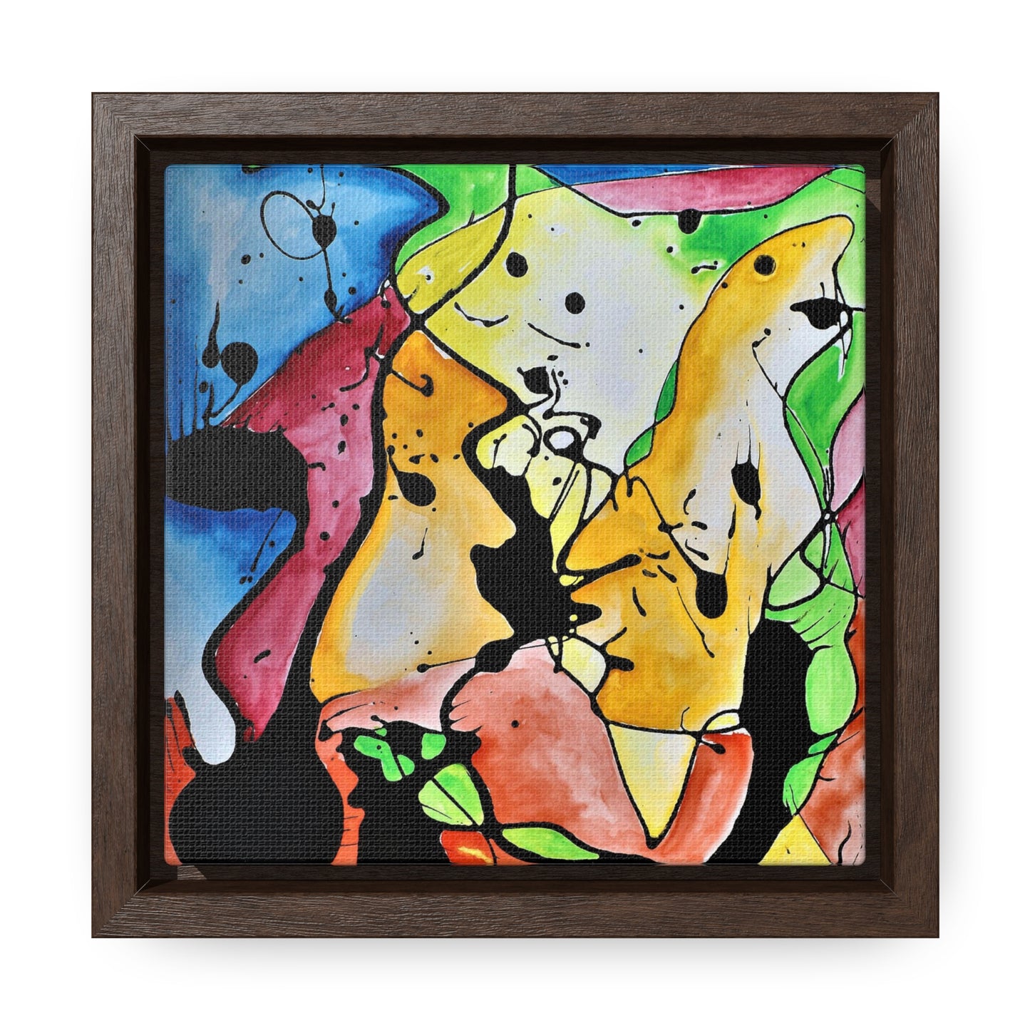 Space Judy Gallery Canvas Wraps, Square Frame