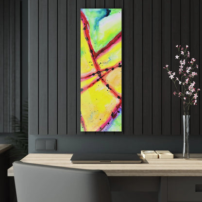 Love Chained Acrylic Prints 12" x 36" (Vertical) Glossy