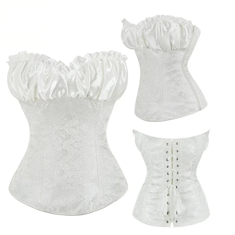 Women Zip Up Corset