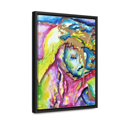 Mothers Face Gallery Canvas Wraps, Vertical Frame