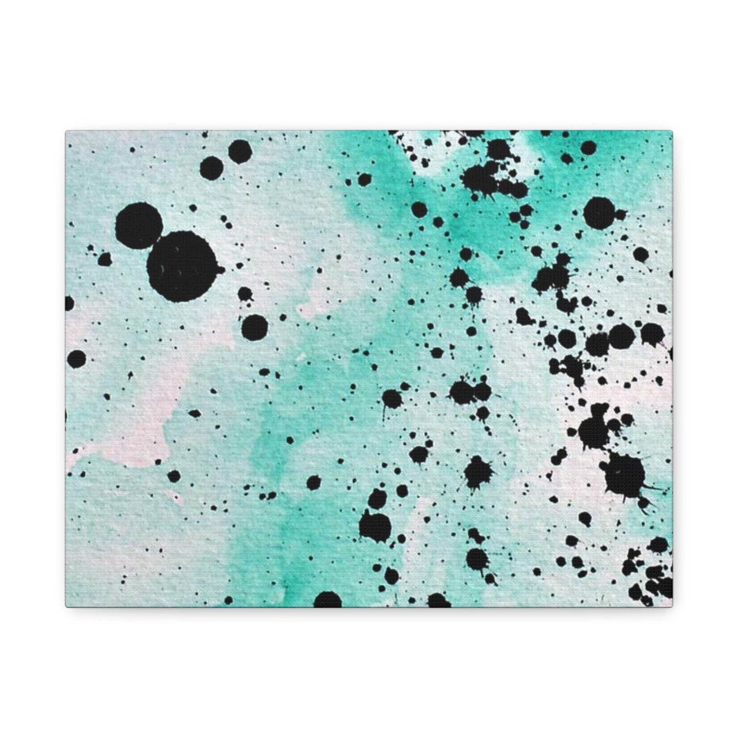 Teal Burst Canvas Gallery Wraps