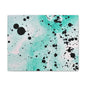 Teal Burst Canvas Gallery Wraps 14″ x 11″ 1.25"