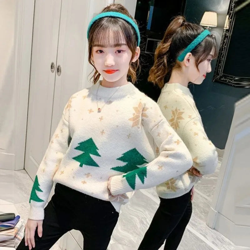 Girls Christmas Sweater