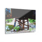 Urban Bridge Acrylic Print French Cleat Hanging - 30″ x 20″ (Horizontal) 0.25'' - Home Decor